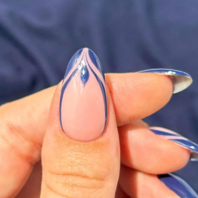 Abstract Shapes in Blues